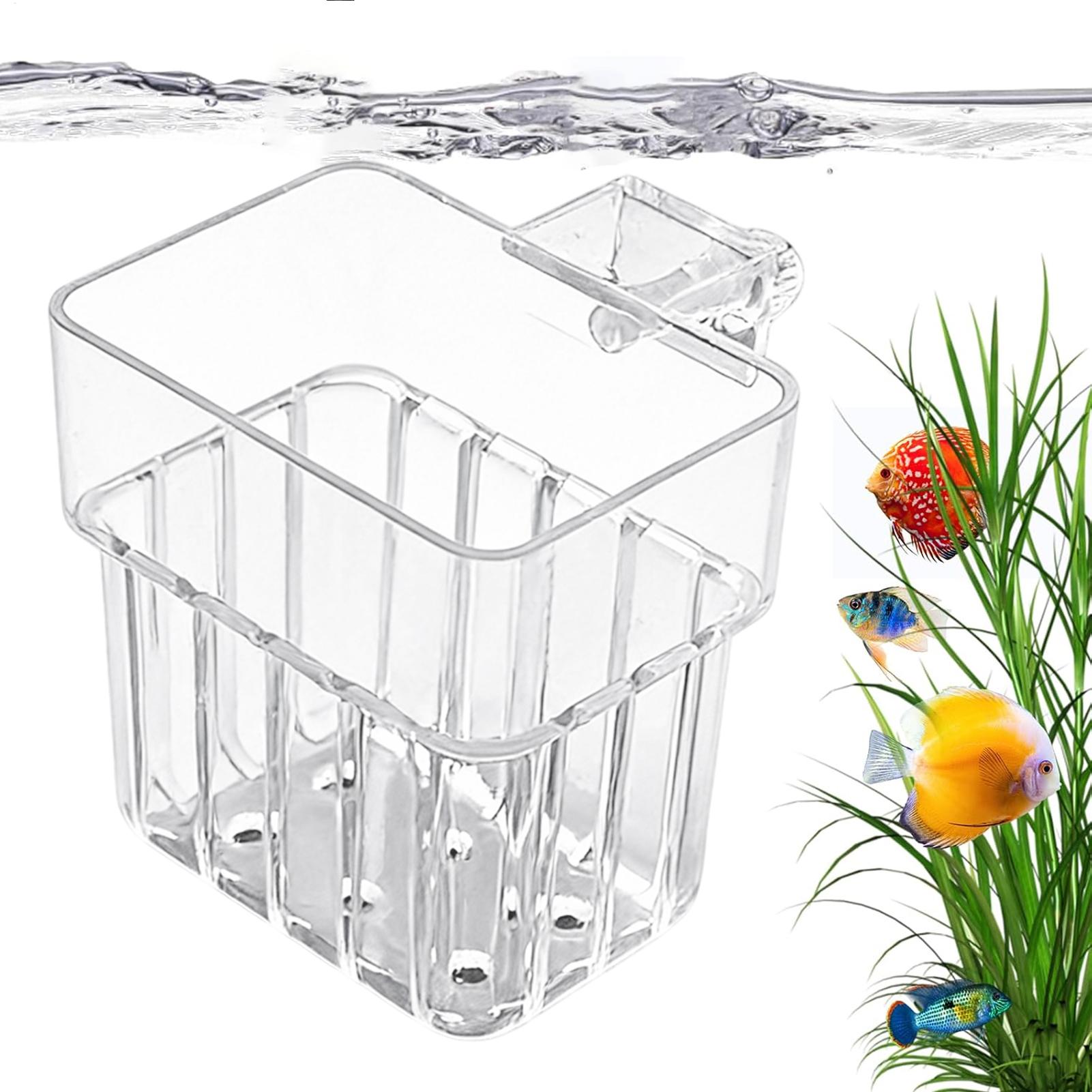 Aquarium Plants Live - وعاء شفاف قابل للتعليق لزراعة النباتات