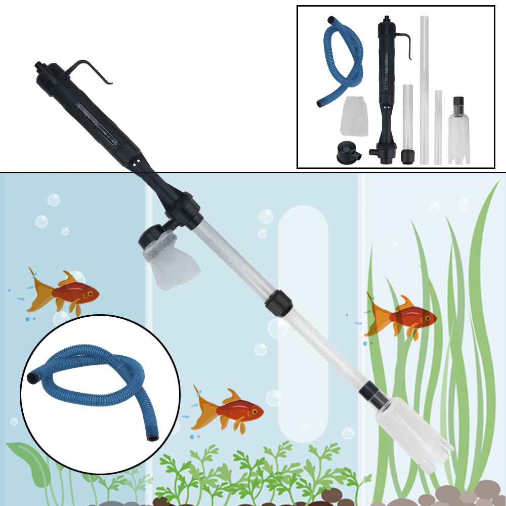 Planted Aquarium Cleaning - مضخة تغيير المياه الكهربائية أداة تنظيف