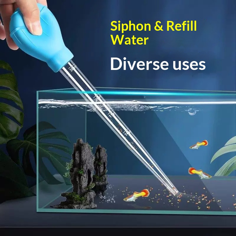 Planted Aquarium Cleaning - 1/2 قطعة، مضخة تغيير الماء لحوض
