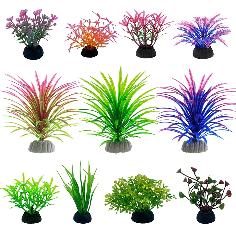 Aquarium Plants Live - بولي كلوريد الفينيل حوض السمك محاكاة