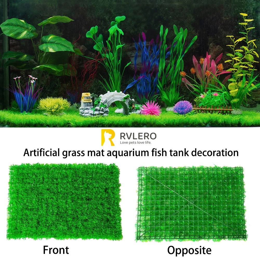 Aquarium Plants Live - عشب اصطناعي لتزيين حوض أسماك الزينة