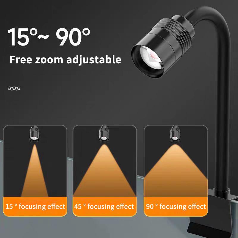 مصباح LED ثلاثي الألوان بقوة 3 - مراجعة Aquarium Plant Light وسعره