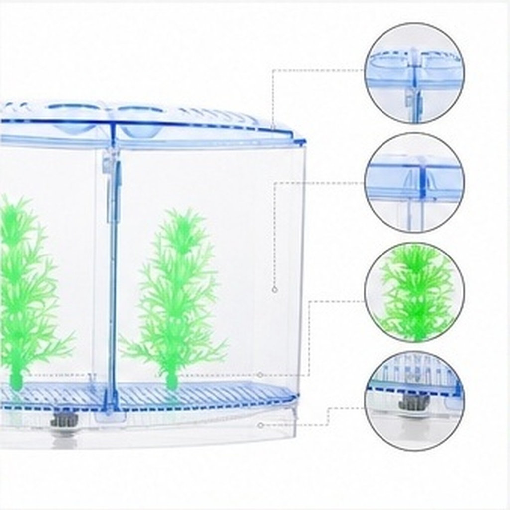 مجموعة حوض سمك أكريليك شفاف وم - مراجعة Aquarium Plants Live وسعره