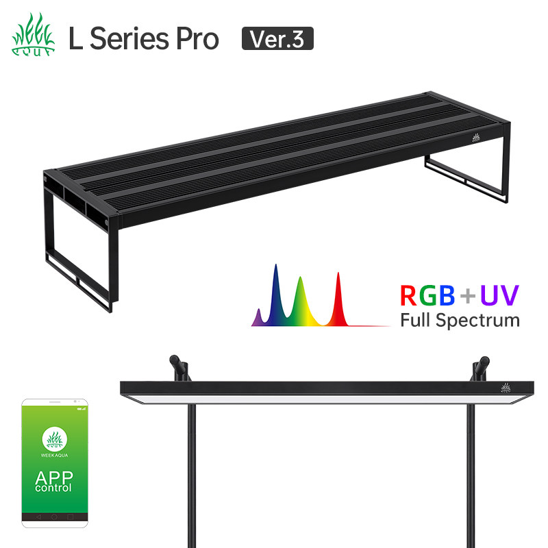 WEEK AQUA L Series APP التحكم  - مراجعة Aquarium Plant Light وسعره