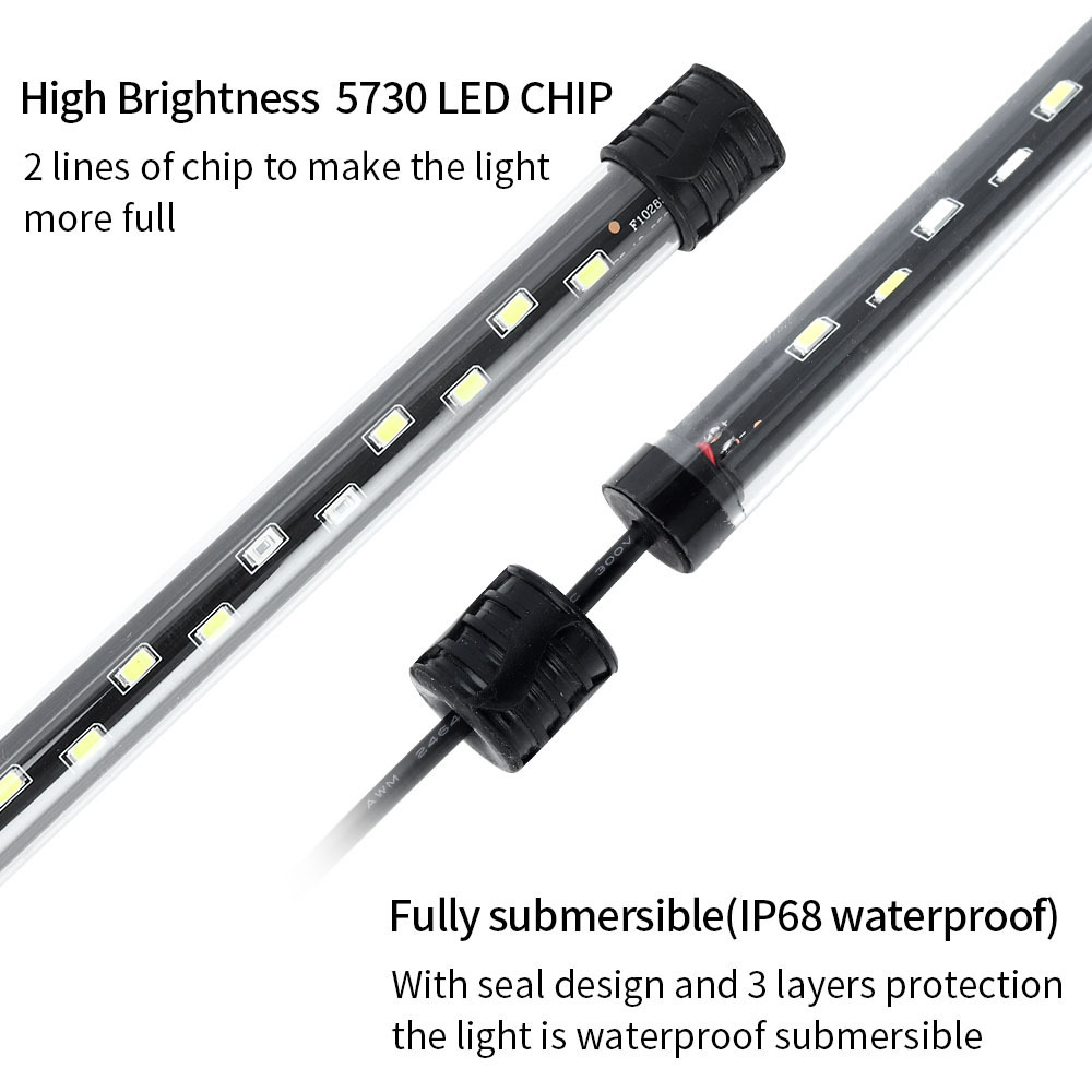 90-260 فولت حوض السمك ضوء LED  - مراجعة Aquarium Plant Light وسعره