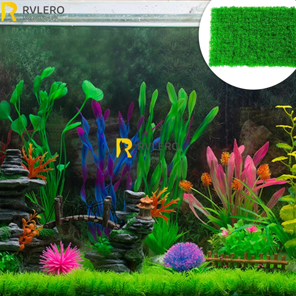 عشب اصطناعي لتزيين حوض أسماك ا - مراجعة Aquarium Plants Live وسعره